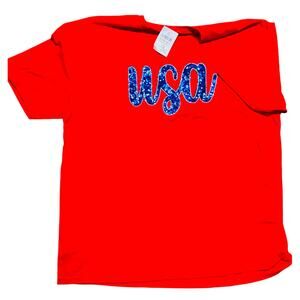 Shop Southern Belle Plus Size 3X Red USA T-Shirt Patriotic Graphic‎ Women’s NWT